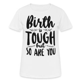 LD Labour And Delivery Nurse - Women's Breathable T-Shirt - white - Front - AI Model Female 172 dark (172cm)