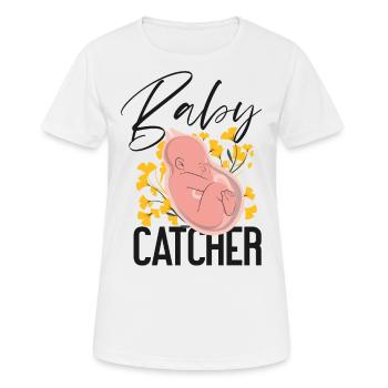 LD Labour And Delivery Nurse - Women's Breathable T-Shirt - white - Front - AI Model Female 172 dark (172cm)