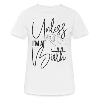 LD Labour And Delivery Nurse - Women's Breathable T-Shirt - white - Front - AI Model Female 172 dark (172cm)