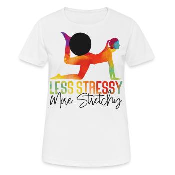 Pilates Instructor Teacher Pun - Frauen T-Shirt atmungsaktiv - Weiß - Vorne - AI Model Female 172 dark (172cm)