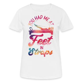 Pilates Instructor Teacher - Frauen T-Shirt atmungsaktiv - Weiß - Vorne - AI Model Female 172 dark (172cm)