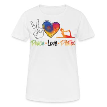 Pilates Instructor Teacher - Frauen T-Shirt atmungsaktiv - Weiß - Vorne - AI Model Female 172 dark (172cm)