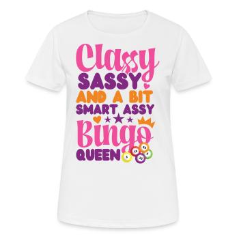 Bingo Player Classy Sassy And A - Frauen T-Shirt atmungsaktiv - Weiß - Vorne - AI Model Female 172 dark (172cm)