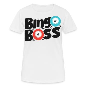 Bingo Player Bingo - Women's Breathable T-Shirt - white - Front - AI Model Female 172 dark (172cm)