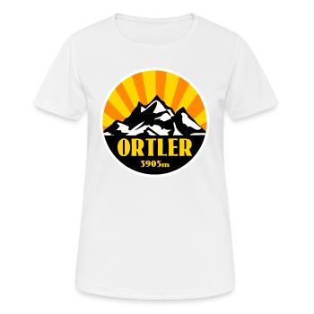 Ortler Tyrol du Sud - T-shirt respirant Femme - blanc - Devant - AI Model Female 172 dark (172cm)