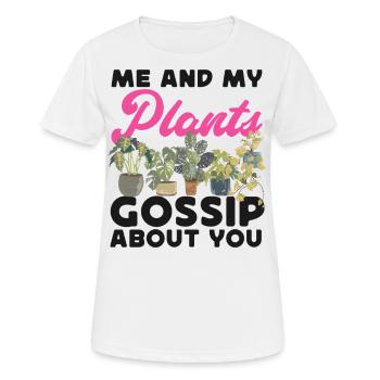 Amoureux des plantes Jardiner Moi Et Mon - T-shirt respirant Femme - blanc - Devant - AI Model Female 172 dark (172cm)