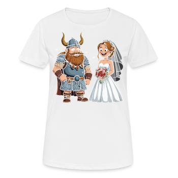 Odin Viking Valhalla Viking Hammer Thor Odin - Women's Breathable T-Shirt - white - Front - AI Model Female 172 dark (172cm)