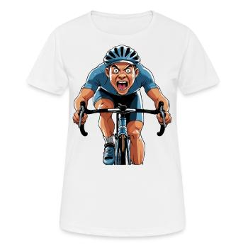 Cycliste Vélo de route Vélo de route Vélo de route - T-shirt respirant Femme - blanc - Devant - AI Model Female 172 dark (172cm)