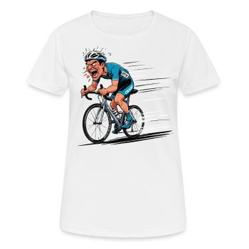 Cycliste Vélo de route Vélo de route Vélo de route - T-shirt respirant Femme - blanc - Devant - AI Model Female 172 dark (172cm)