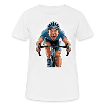 Cycliste Vélo de route Vélo de route Vélo de route - T-shirt respirant Femme - blanc - Devant - AI Model Female 172 dark (172cm)