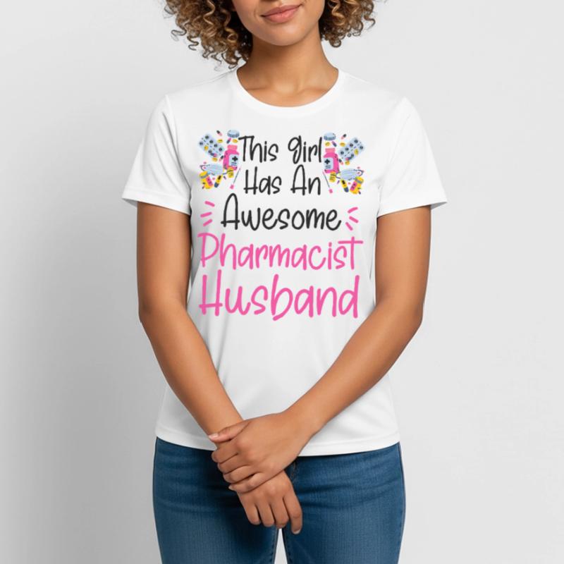 Pharmacy Tech Technician Frauen T-Shirt atmungsaktiv