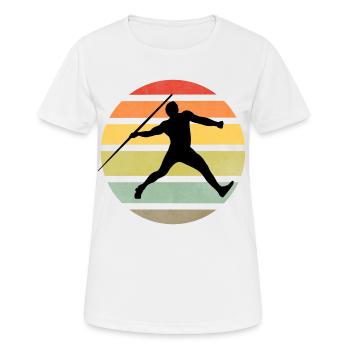 Javelin throw Javelin throw athletics athlete sports - Women's Breathable T-Shirt - white - Front - AI Model Female 172 dark (172cm)