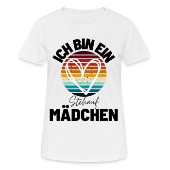 Sprücheshirts Motivationssprüche Motivationsspruch - Frauen T-Shirt atmungsaktiv - Weiß - Vorne - AI Model Female 172 dark (172cm)