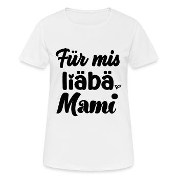 Beste Mami Schweiz beschts Mami Schweiz Mutter - Frauen T-Shirt atmungsaktiv - Weiß - Vorne - AI Model Female 172 dark (172cm)