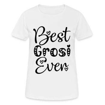 Best Grosi in the world beschts Grosi Grandma Switzerland - Women's Breathable T-Shirt - white - Front - AI Model Female 172 dark (172cm)