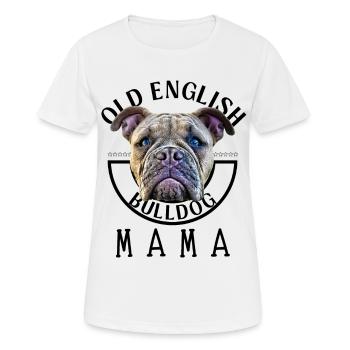 Bulldog Bulldog Bulldogs Mom - Women's Breathable T-Shirt - white - Front - AI Model Female 172 dark (172cm)
