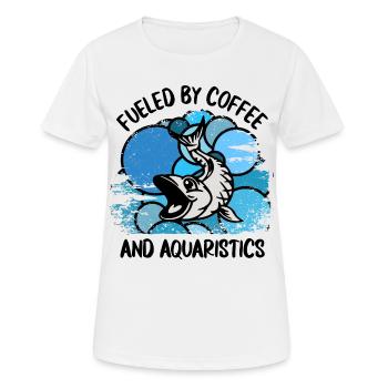 Aquarium Aquarists Fish Ornamental fish Aquaristics - Women's Breathable T-Shirt - white - Front - AI Model Female 172 dark (172cm)