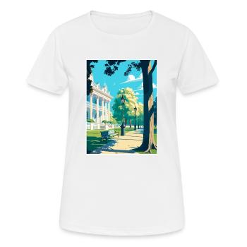 Hyde Park Londres Vintage voyage affiche Souvenir - T-shirt respirant Femme - blanc - Devant - AI Model Female 172 dark (172cm)