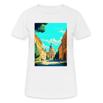 Potsdam Germany Vintage Travel Poster Souvenir WPA - Women's Breathable T-Shirt - white - Front - AI Model Female 172 dark (172cm)