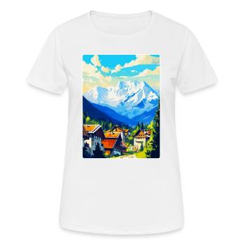 Zakopane Polen Vintage Reiseplakat Souvenir WPA - Frauen T-Shirt atmungsaktiv - Weiß - Vorne - AI Model Female 172 dark (172cm)