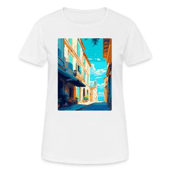 Arles France Vintage Travel Poster WPA Souvenir - Women's Breathable T-Shirt - white - Front - AI Model Female 172 dark (172cm)