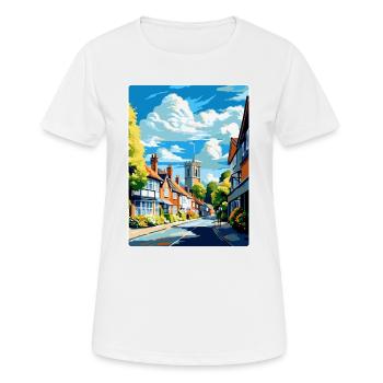 Sevenoaks England Uk Travel Poster Souvenir WPA - Women's Breathable T-Shirt - white - Front - AI Model Female 172 dark (172cm)