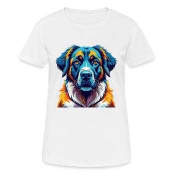 Anatolischer Schäferhund Rasse Karikatur Kawaii - Frauen T-Shirt atmungsaktiv - Weiß - Vorne - AI Model Female 172 dark (172cm)