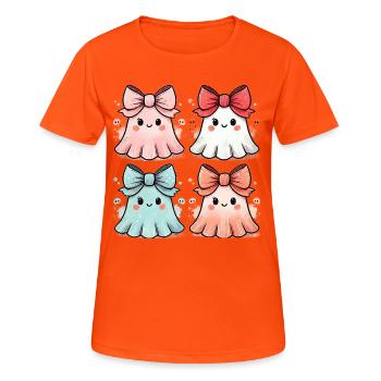 Alcool - T-shirt respirant Femme - orange néon - Devant - AI Model Female 172 dark (172cm)