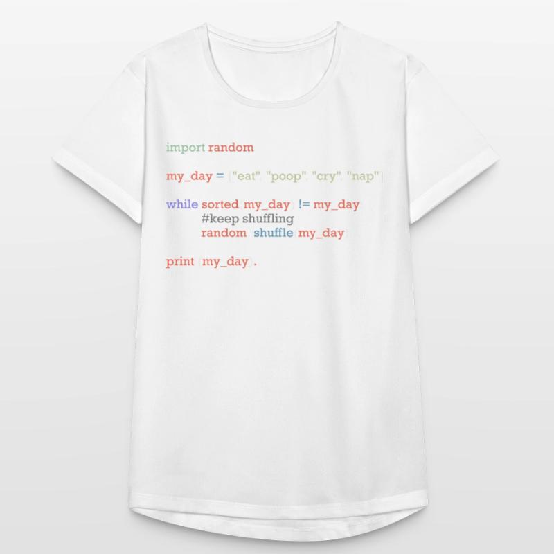 Funny python code about everyday life, baby Women's Breathable T-Shirt