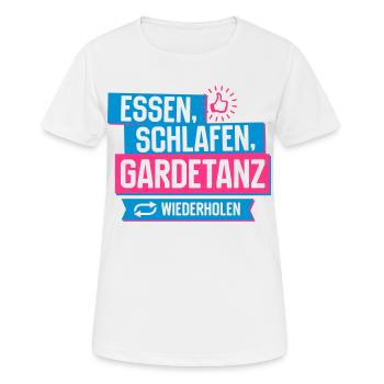 Hobby Gardetanz - Frauen T-Shirt atmungsaktiv - Weiß - Vorne - AI Model Female 172 dark (172cm)