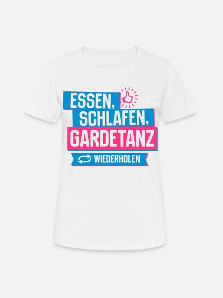 Hobby Gardetanz - Frauen T-Shirt atmungsaktiv - Weiß