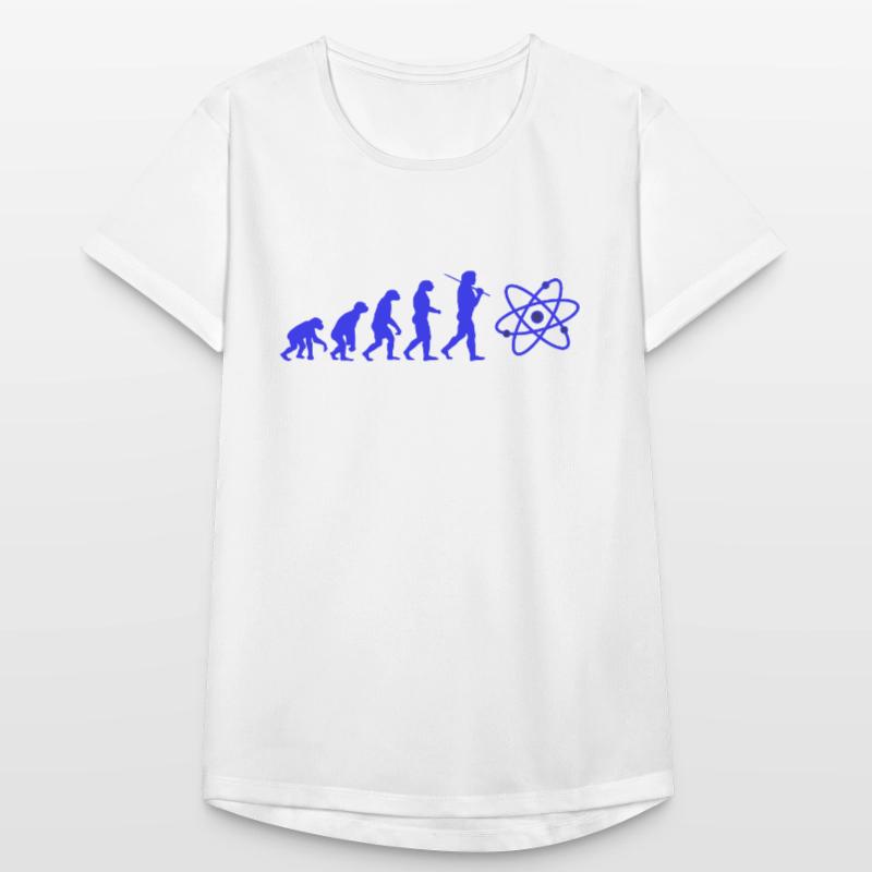 SCIENCE Evolution mit Atom Neutron atom Frauen T-Shirt atmungsaktiv