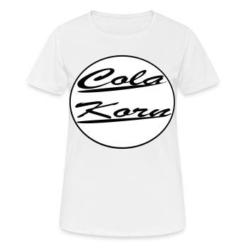 Cola Korn rund - Frauen T-Shirt atmungsaktiv - Weiß - Vorne - AI Model Female 172 dark (172cm)
