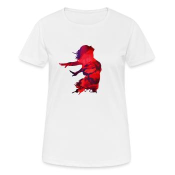 Femme émancipée femmes pouvoir cadeau femmes pouvoir - T-shirt respirant Femme - blanc - Devant - AI Model Female 172 dark (172cm)