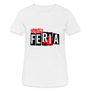 Culture Feria - Women's Breathable T-Shirt - white - Front - AI Model Female 172 dark (172cm)