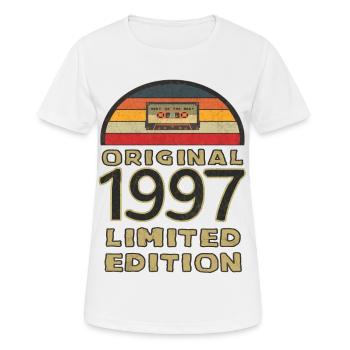 1997 Vintage Rétro - T-shirt respirant Femme - blanc - Devant - AI Model Female 172 dark (172cm)