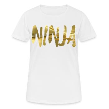 Ninja - Women's Breathable T-Shirt - white - Front - AI Model Female 172 dark (172cm)