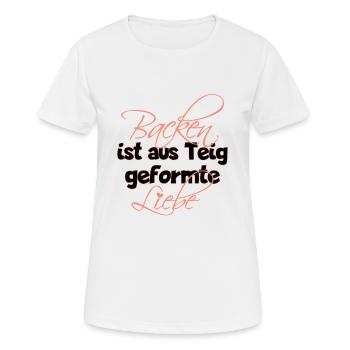 cooles Muffin Törtchen backen Geschenk - Frauen T-Shirt atmungsaktiv - Weiß - Vorne - AI Model Female 172 dark (172cm)
