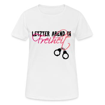 Hen party bridal bridal column - Women's Breathable T-Shirt - white - Front - AI Model Female 172 dark (172cm)