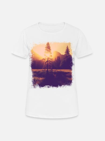 Tree glade sunshine - Women's Breathable T-Shirt - white
