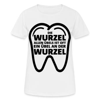 Zahnärzte - Frauen T-Shirt atmungsaktiv - Weiß - Vorne - AI Model Female 172 dark (172cm)