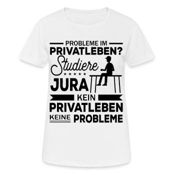 Jura Geschenk Spruch - Frauen T-Shirt atmungsaktiv - Weiß - Vorne - AI Model Female 172 dark (172cm)