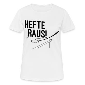 Deutsch Lehrerin Geschenk - Frauen T-Shirt atmungsaktiv - Weiß - Vorne - AI Model Female 172 dark (172cm)
