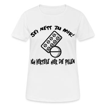 Lustig Spruch Arzt - Frauen T-Shirt atmungsaktiv - Weiß - Vorne - AI Model Female 172 dark (172cm)