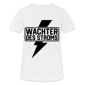 Wächter des Stroms - Frauen T-Shirt atmungsaktiv - Weiß - Vorne - AI Model Female 172 dark (172cm)