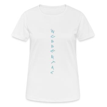 Wuppertal - T-shirt respirant Femme - blanc - Devant - AI Model Female 172 dark (172cm)
