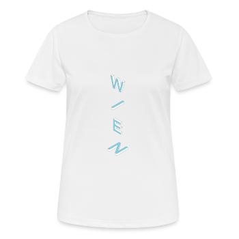 vienne - T-shirt respirant Femme - blanc - Devant - AI Model Female 172 dark (172cm)
