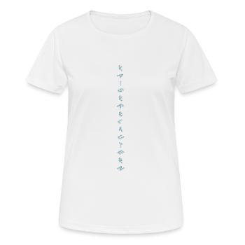 Kaiserslautern - T-shirt respirant Femme - blanc - Devant - AI Model Female 172 dark (172cm)