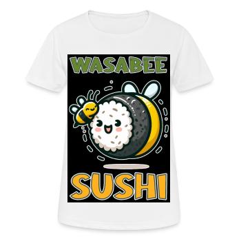 Wasabee Sushi - T-shirt respirant Femme - blanc - Devant - AI Model Female 172 dark (172cm)