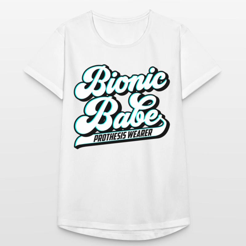 Bionic Babe | Prosthesis | Colors can be changed Women's Breathable T-Shirt
